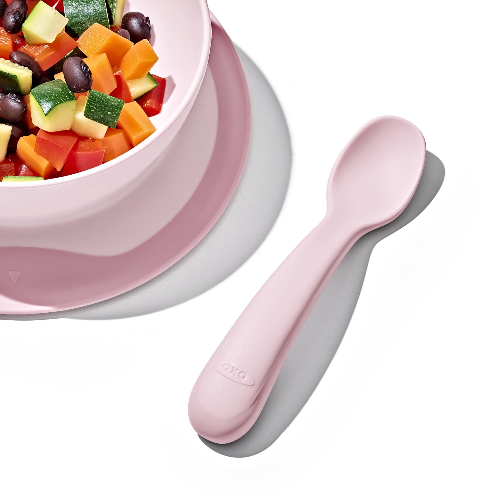 Silicone Spoon Set - 2 Pack - Opal & Blossom details tab image.