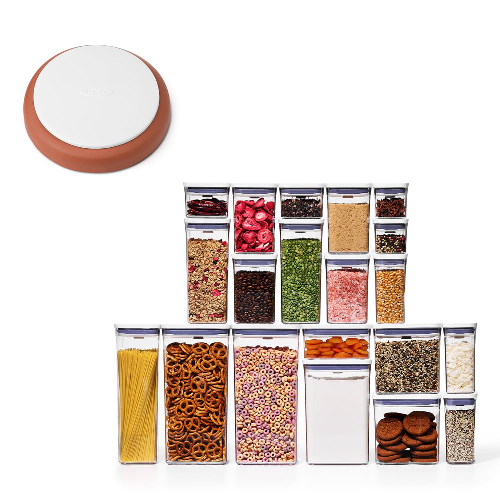 POP Brown Sugar Keeper & 20-Piece POP Container Set Bundle details tab image.
