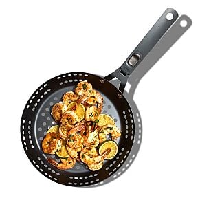 Outdoor 10" Perforated Carbon Steel Pan