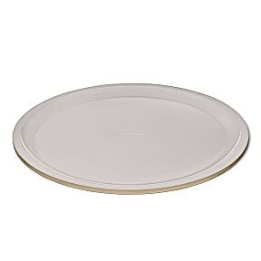 Non-Stick Pro Ceramic Coated Metal Bakeware 14" Pizza Pan - Biscuit