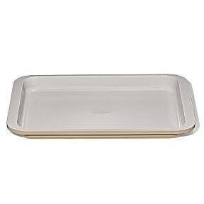 Non-Stick Pro Ceramic Coated Metal Bakeware Quarter Sheet Pan - Biscuit