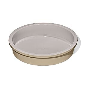 Non-Stick Pro Ceramic Coated Metal Bakeware 9" Round Cake Pan - Biscuit