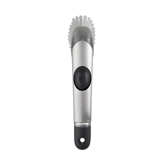 Steel Soap Dispensing Dish Brush