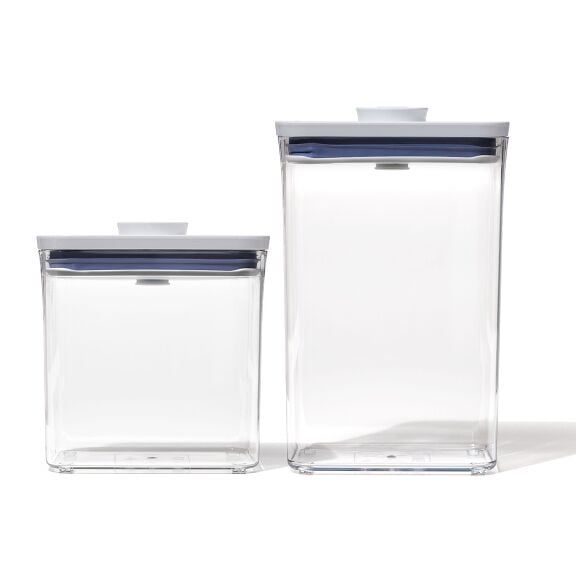 POP Container - Rectangle Medium (2.7 Qt.) & POP Container - Rectangle Short (1.7 Qt.) Bundle