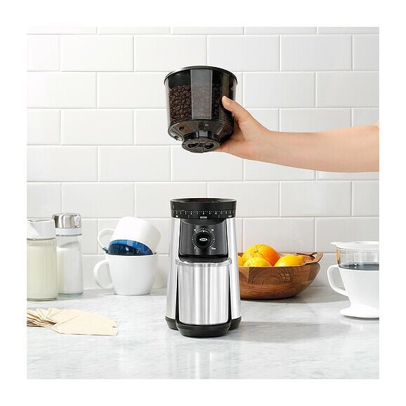 Replacement Hopper with Lid for Conical Burr Coffee Grinder