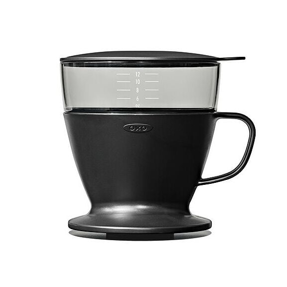 Pour Over Coffee Maker with Water Tank - Matte Black