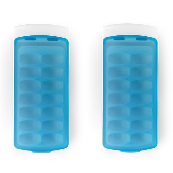 No-Spill Ice Cube Tray - 2 Pack