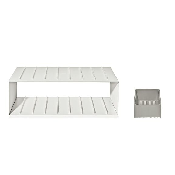 Water Bottle Organizer with Accessory Bin