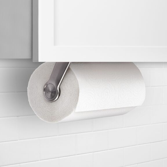 OXO Steady Mounted Paper Towel Holder under kitchen cabinets