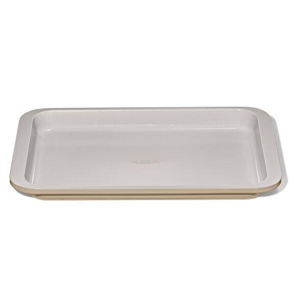 Non-Stick Pro Ceramic Coated Metal Bakeware Quarter Sheet Pan - Biscuit