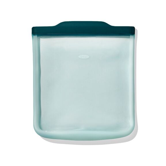 OXO Good Grips Silicone Reusable Bag - Half Gallon Bag (64 oz) - Lagoon
