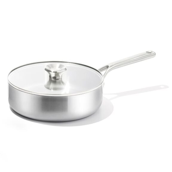 Stainless Steel Mira Series 3.3qt Saute And Lid
