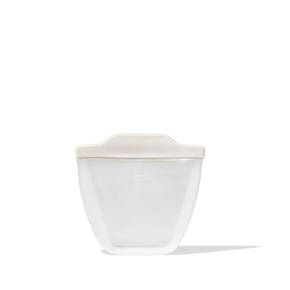 OXO Good Grips Silicone Reusable Bag - Stand-Up Cup (8 oz) - Oat