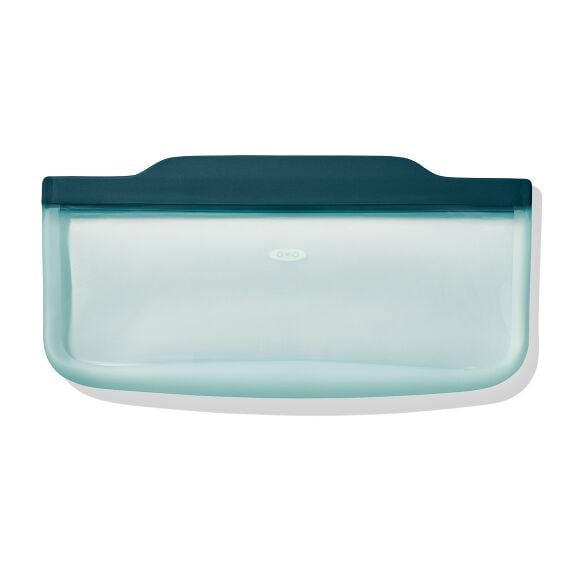 OXO Good Grips Silicone Reusable Bag - Slim Bag (20 oz) - Lagoon
