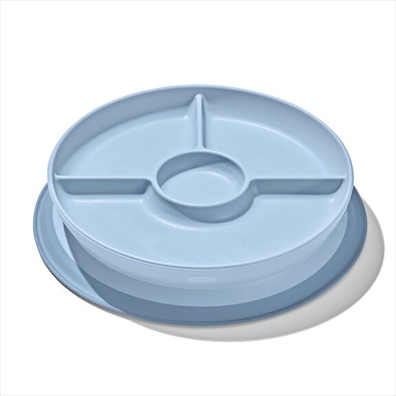 Stick & Stay Suction Divided Plate