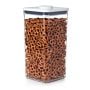 OXO Big Square Tall POP Container with pretzels