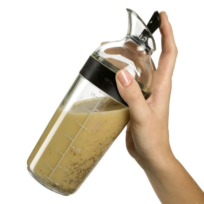 oxo good grips little salad dressing shaker green Amazon.com: OXO Good Grips Little Salad Dressing Shaker