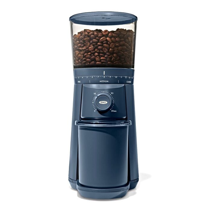 Conical Burr Coffee Grinder - Storm Blue