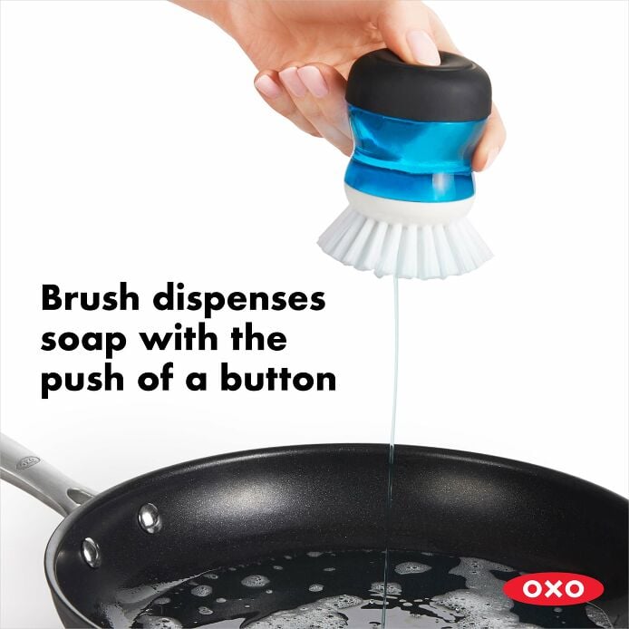 OXO Good Grips Soap Dispensing Palm Brush - Thumbnail 5