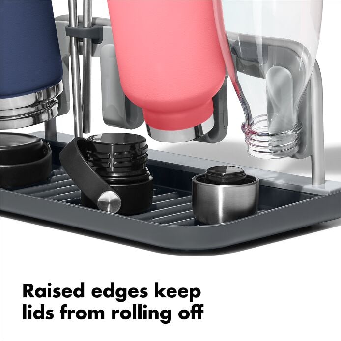 Good Grips Aluminum Frame Bottle Drying Rack - Thumbnail 5