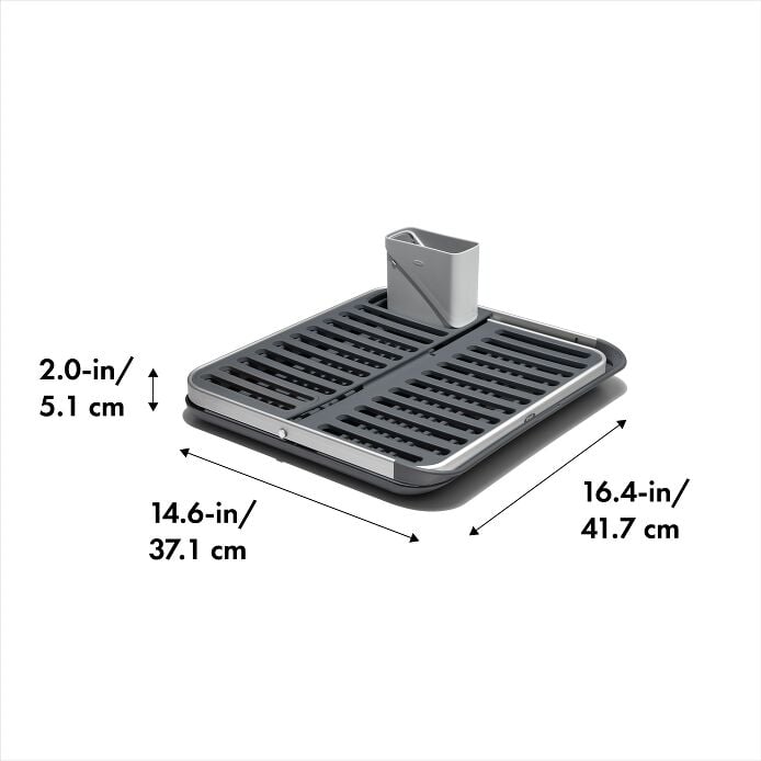 Aluminum Folding Dish Rack - Thumbnail 5