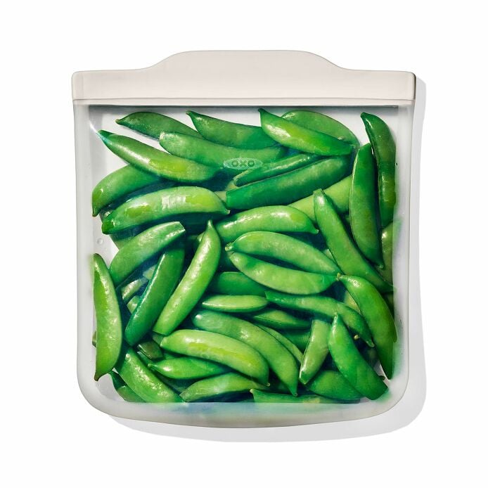 OXO Good Grips - Borsa riutilizzabile in silicone per sandwich (88 once), motivo: anguria