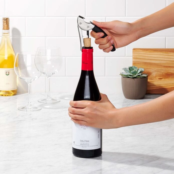 OXO Steel Double Lever Waiter's Corkscrew - Thumbnail 5