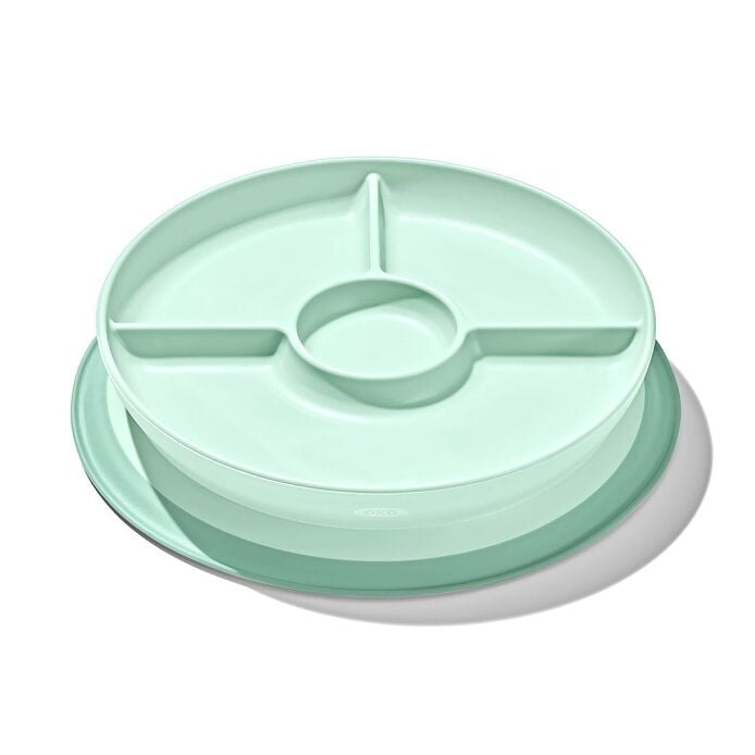 Stick & Stay Suction Divided Plate