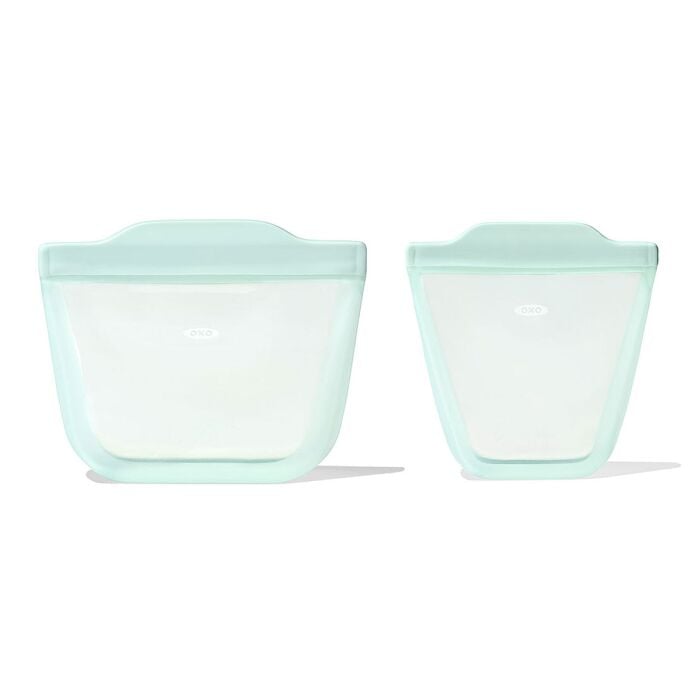 Tot Silicone Reusable Bags – 2 Piece Mixed Snack Set