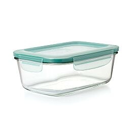 OXO Good Grips 8-Cup Rectangle Glass Container, Clear