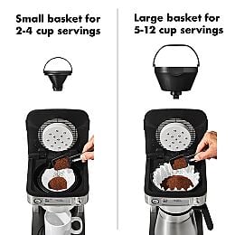 OXO - 12-Cup Coffee Maker with Podless Single-Serve Function