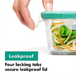 16 Piece Glass Smart Seal Everyday Container Set