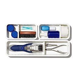 3-Piece Slim Adjustable Drawer Bin Set
