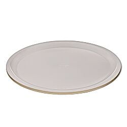 Non-Stick Pro Ceramic Coated Metal Bakeware 14" Pizza Pan - Biscuit