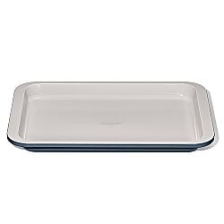 Non-Stick Pro Ceramic Coated Metal Bakeware Quarter Sheet Pan - Storm Blue