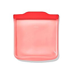 OXO Good Grips Silicone Reusable Bag - Sandwich Bag (28 oz) - Watermelon