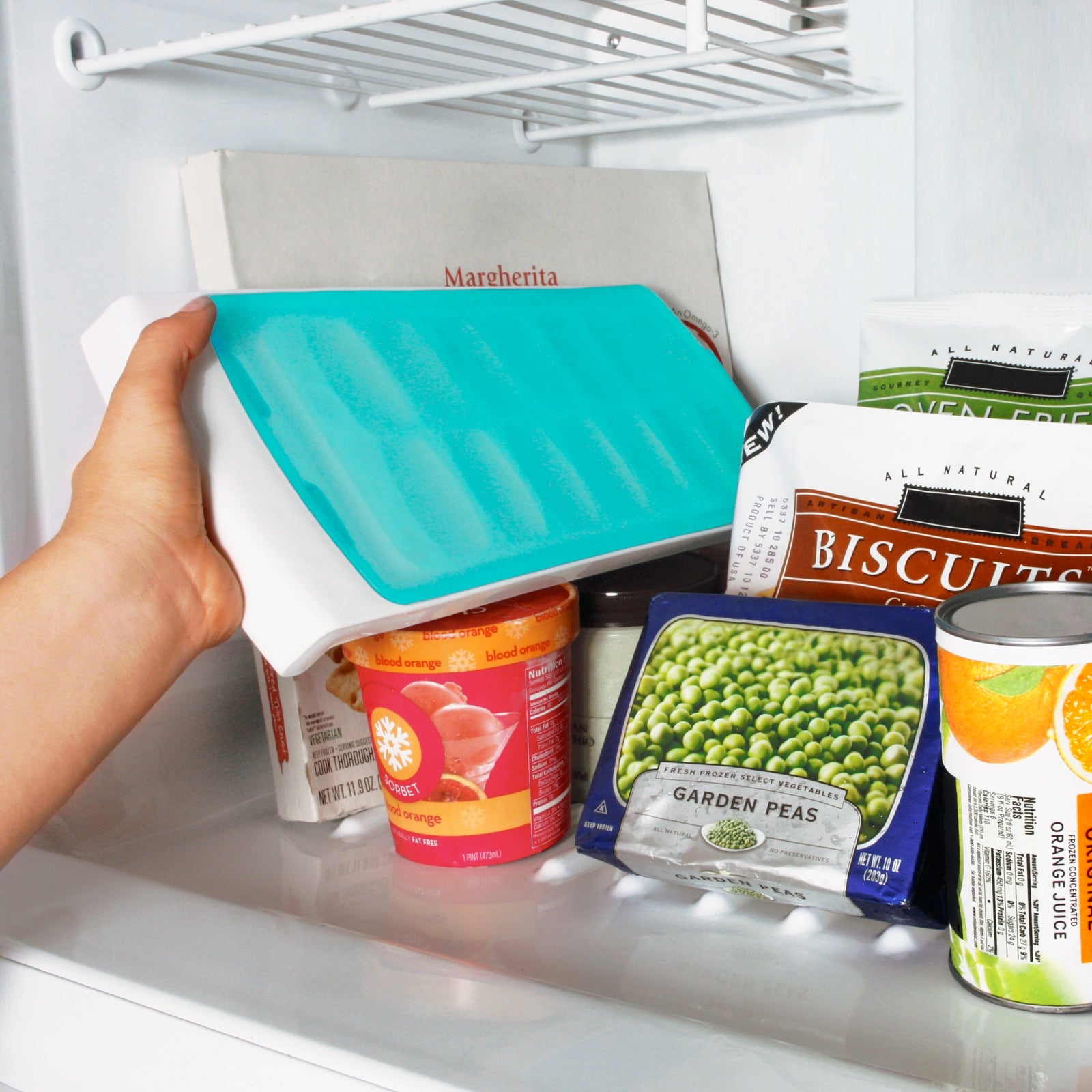 No-Spill Ice Cube Tray - 2 Pack details tab image.