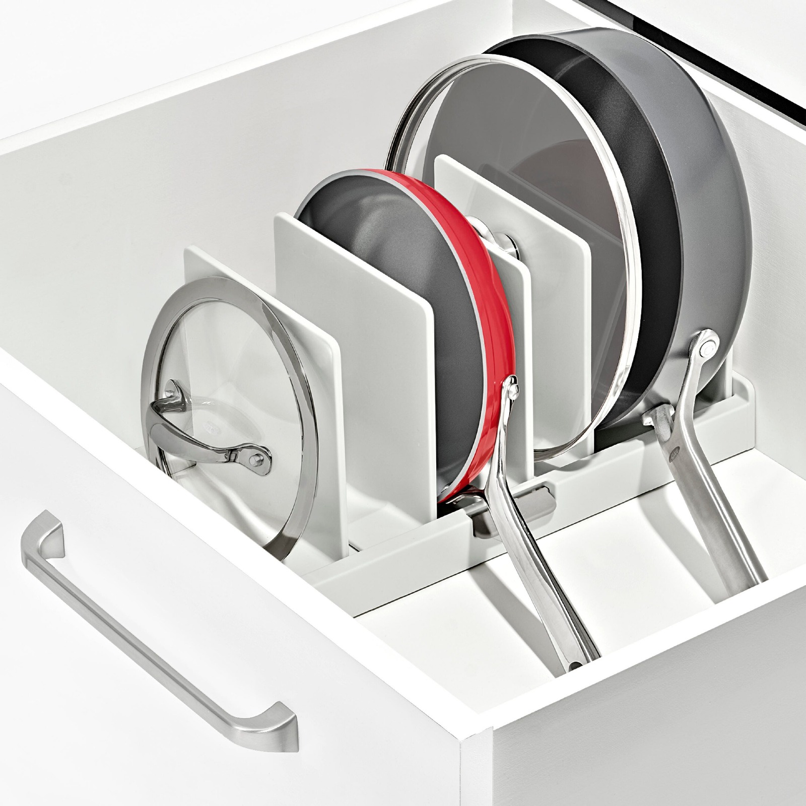 Adjustable Cookware Organizer specifications tab image one