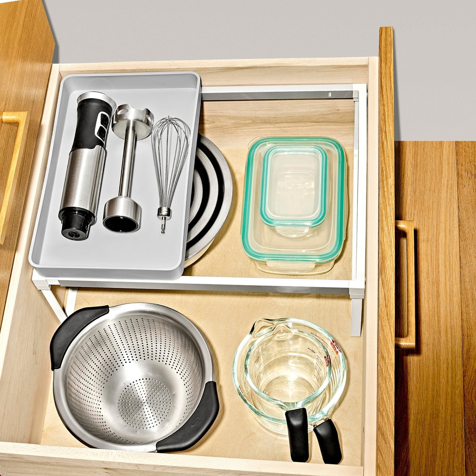 Adjustable Deep Drawer Organizer details tab image.