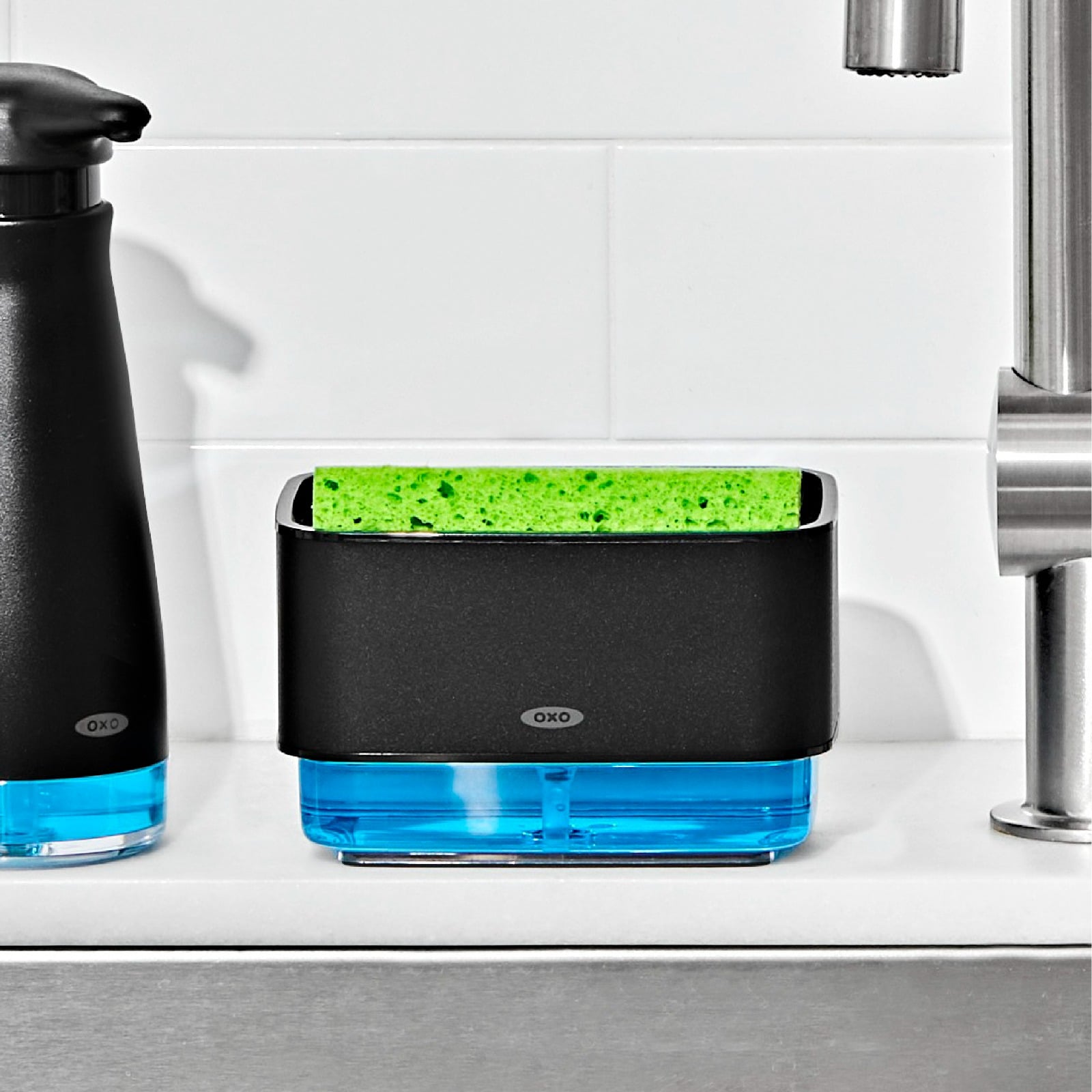 Soap Dispensing Sponge Holder details tab image.