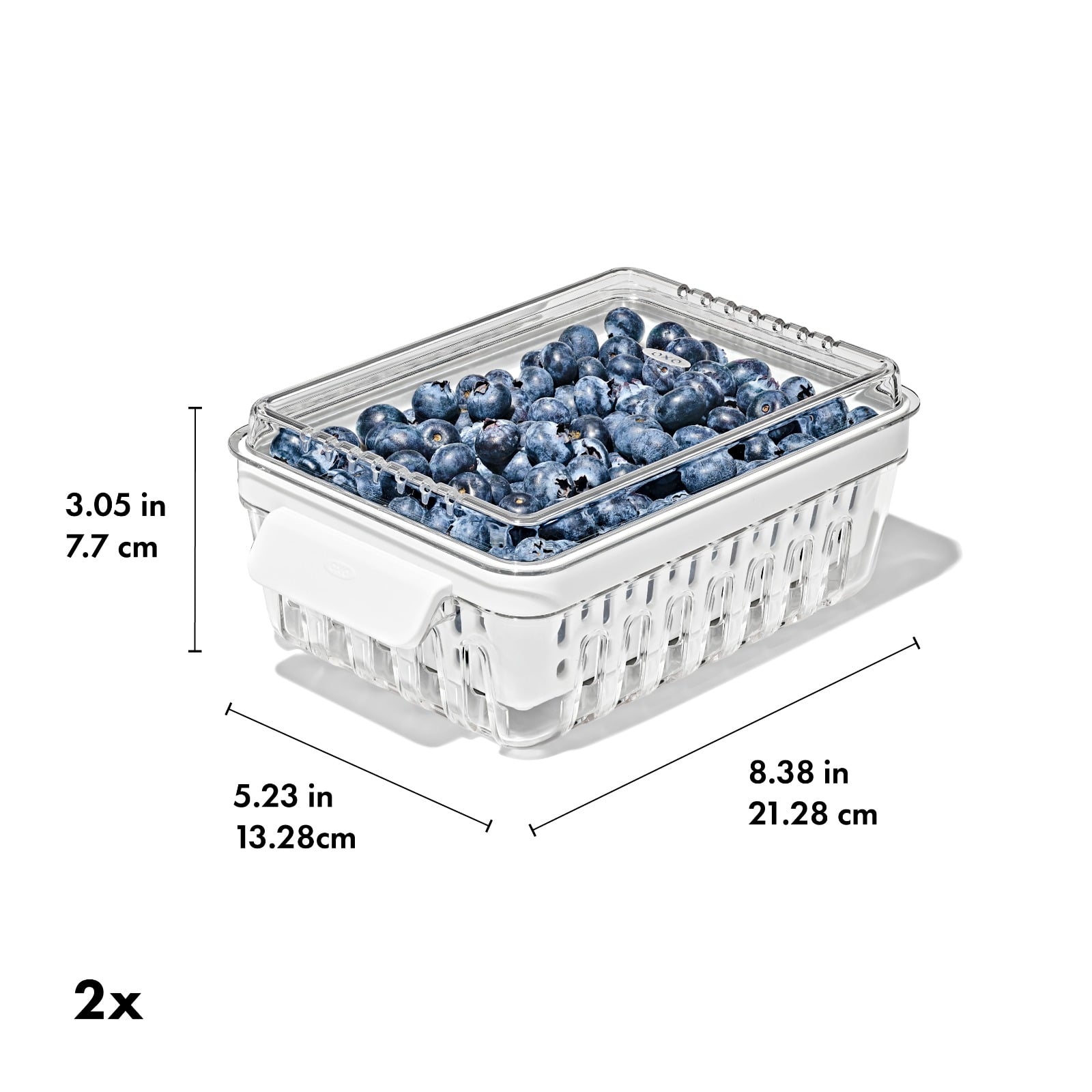 Produce Saver - Berry Keeper 2-Piece Set specifications tab image two