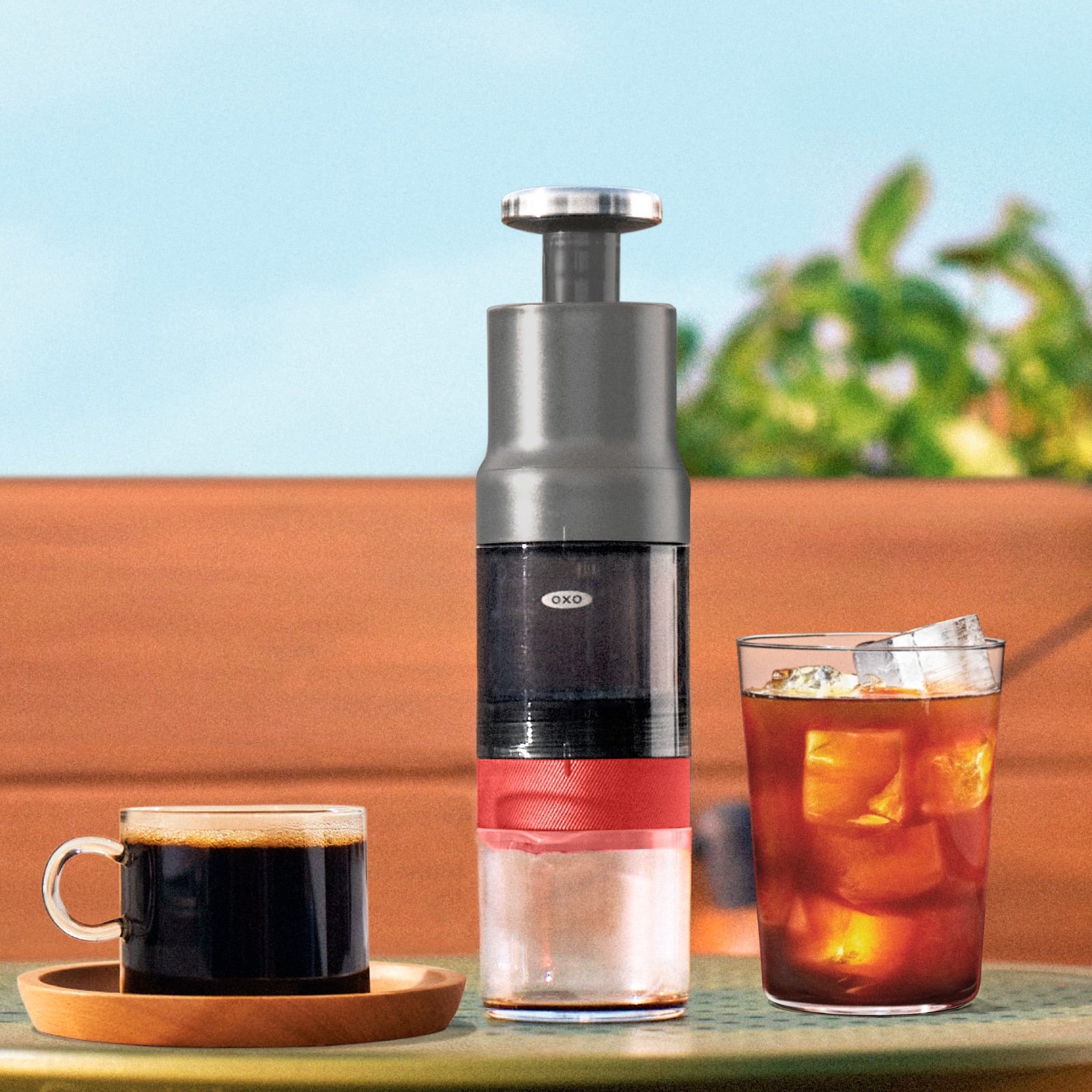Outdoor Rapid Brewer with Travel Bag details tab image.