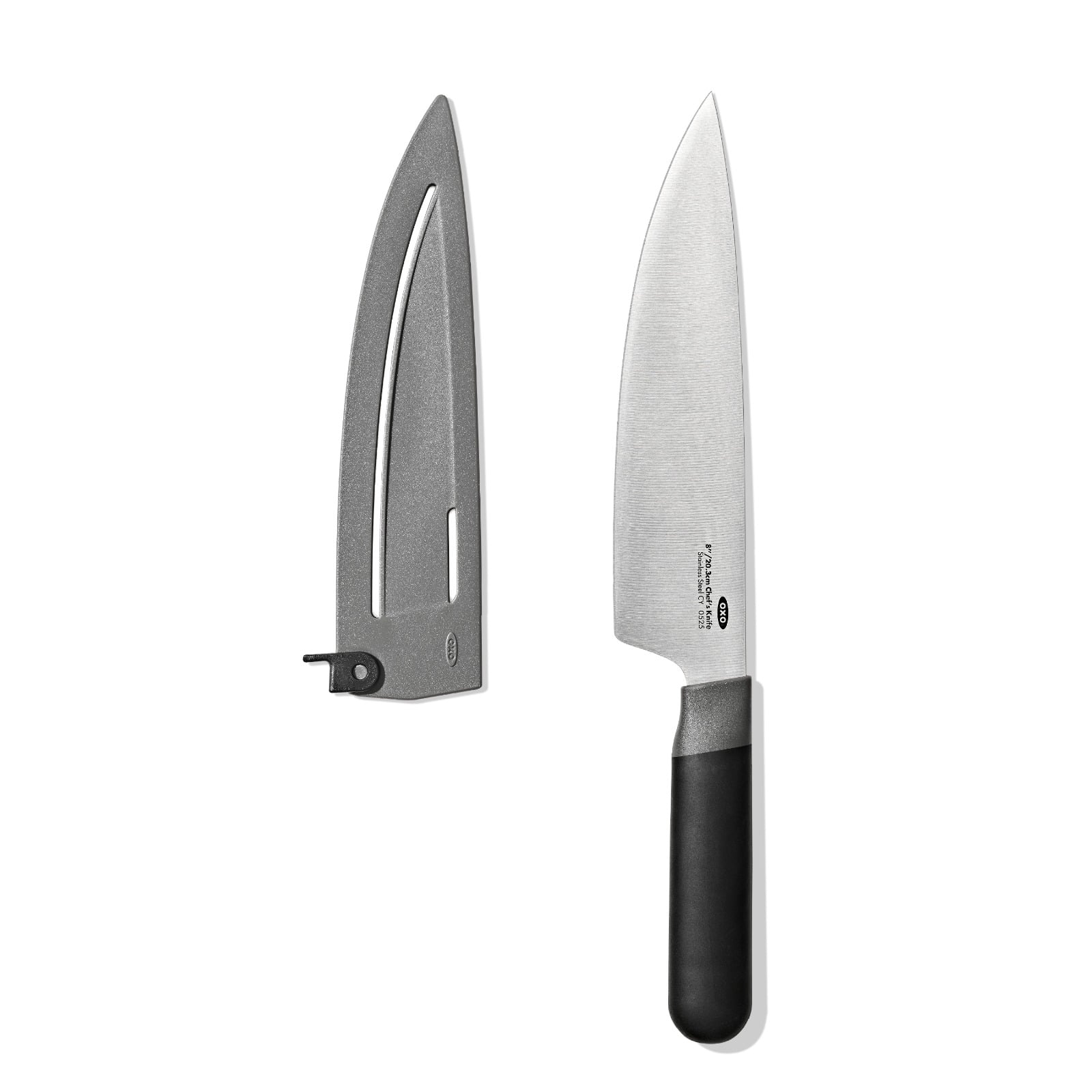8 in Chefs Knife with Locking Sheath details tab image.