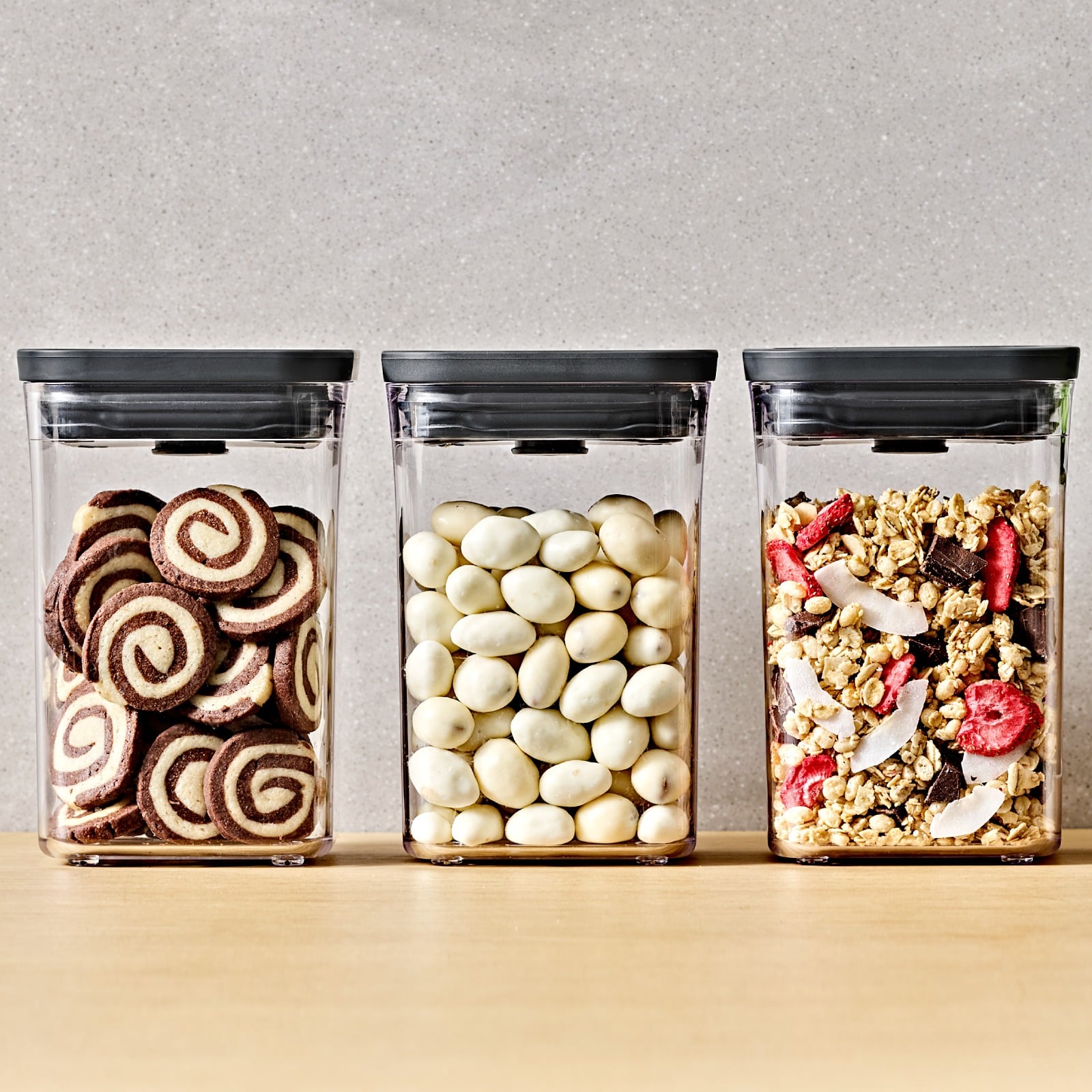 3-Piece POP Container Set - Matte Black details tab image.