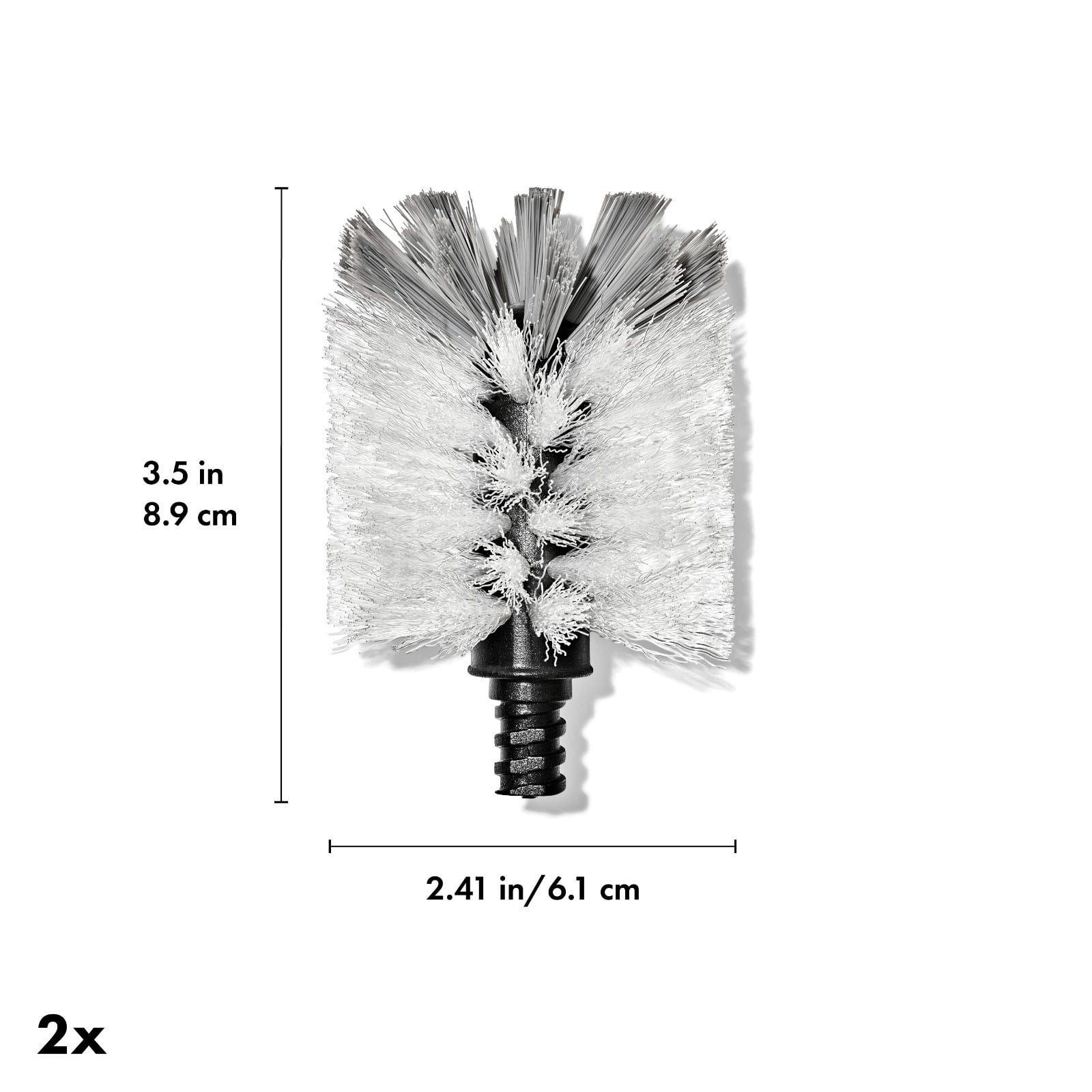 Steel Bottle Brush Refill - 2-Pack specifications tab image two