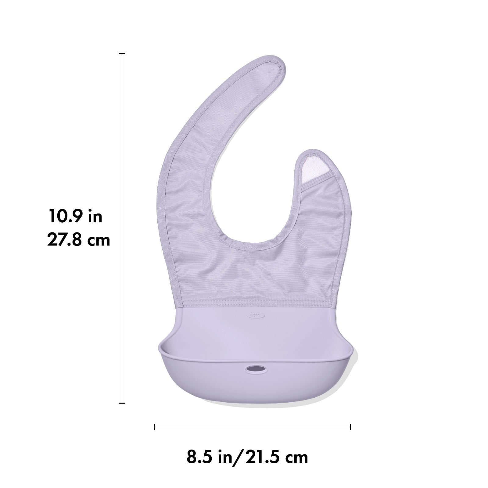 Roll-Up Bib - 2 Pack - Lilac And Opal specifications tab image two