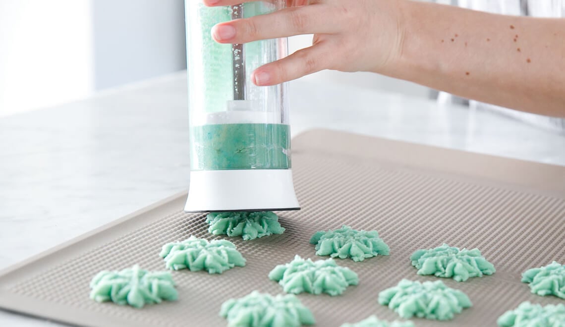 Vanilla Almond Spritz Cookies from Love and Olive Oil