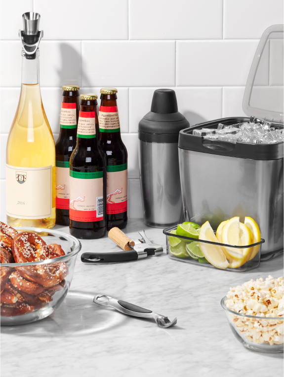 game day snacks and hosting tips with an OXO twist